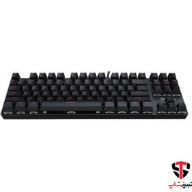 تصویر کیبورد مخصوص بازی مکانیکی رپو مدل V500 Alloy Version Rapoo V500 Alloy Version Mechanical Gaming Keyboard