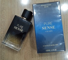 تصویر ادکلن مردانه مدل Pure Sense حجم 100 میل نیوبرند New brand Pure Sense men's cologne, volume 100 ml