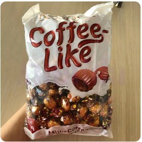 تصویر آبنبات شیری کافی لایک روشن با مغز کاراملی Roshen Coffee Like Milk Coffee Candy 1 kg