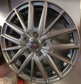 تصویر رینگ اسپرت سایز ۱۵ (۱۱۴×۵) دودی انواع تویوتا Sport wheel size 15"(5×114) MG Toyota