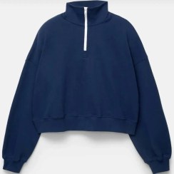 تصویر سوییشرت زنانه پول اند بیر | Pull & Bear Crop Sweatshirt 