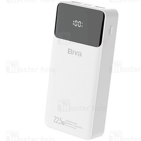 تصویر پاوربانک 10000 بیوا Biva Power Bank Digital Display توان 22.5 وات ۳۰ Power Bank Digital Display biva1000