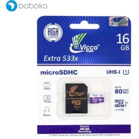 تصویر کارت حافظه microSDHC ویکو من Extra 533X ظرفیت 16 گیگابایت کارت حافظه microSDHC ویکو من Extra 533X ظرفیت 16 گیگابایت