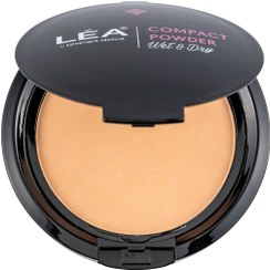 تصویر پنکک فشرده بادوام وزن 15 گرم لئا 408 Lea Compact Powder 15 g