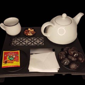 تصویر سینی پذیرایی فلزی Tray catering metal