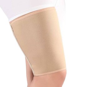 تصویر ران بند طبی نئوپرنی پاک سمن کد 089 کرمی سایز XL Paksaman Neoprene Thigh Support Code 089 size XL