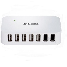 تصویر هاب USB 2.0 دی لینک 7 پورت مدل DUB-H7 D-link Hub USB 2.0 DUB-H7 with 7 ports