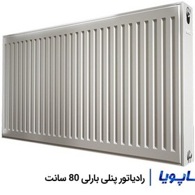 تصویر رادیاتور پنلی 80 سانت بارلی مدل کلاسیک Barelli panel radiator, classic 80