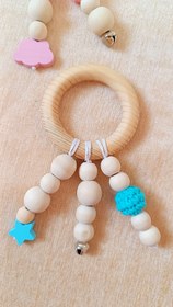 تصویر جغجغه زنگوله دار چوبی (با اقساط ۴ ماهه) - حلقه 