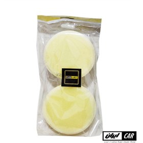 تصویر کیت 2 عددی پد اسفنجی اجرا واکس پولیش خودرو مدل Car Wax Applicator Pads 