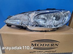 تصویر جراغ جلو 206 