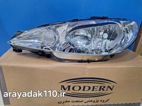 تصویر جراغ جلو 206 