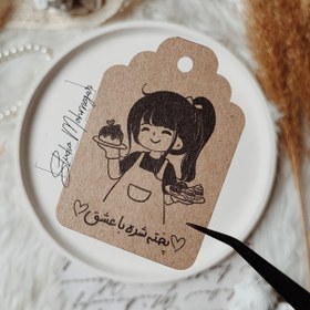 تصویر تگ قنادی کد 186 ( بسته 30 عددی ) 