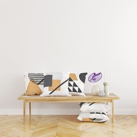 تصویر کوسن ست طرح هندسی 