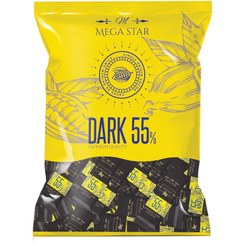 تصویر شکلات تلخ ۵۵ درصد ( مگا استار ) 