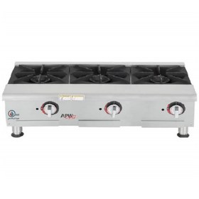 تصویر اجاق گاز سه شعله خطی رومیزی گازی طرح apw آمریکا 
