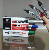 تصویر ماژیک وایت برد دو سر Double-ended whiteboard marker
