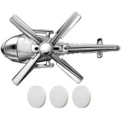 تصویر خوشبو کننده خودرو خورشیدی هلیکوپتری KTP030 با رایحه گل 