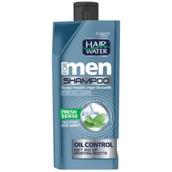 تصویر شامپو مردانه ضد شوره و خنک کننده کامان مناسب موهای چرب 410 میلی لیتر 