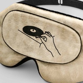 تصویر طرح گرامافون برای چشم بند کورال Gramophone Design for Coral212 Sleep Mask