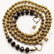 تصویر بندعینک کریستالی مدل افسانه بلتاگالری با پلاک قلب 