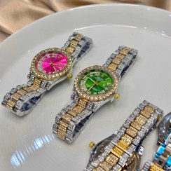 تصویر ساعت فول نگین زنانه از برند رولکس ROLEX