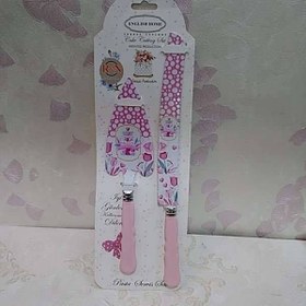 تصویر ست کارد و کفگیر کیک آنجل کد101627 