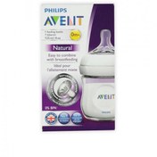 تصویر شیشه شیر نچرال فیلیپس اونت بدو تولد با حجم 120 میلی لیتر مدل SCF051/17 Philips Avent Natural Bottles SCF051_17 120ml