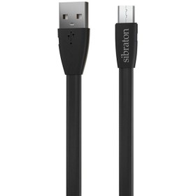 تصویر کابل اندروید سیبراتون مدل S222A طول 1.1 متر Sibraton S222A USB to microUSB conversion cable, length 1.1 meters