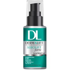 تصویر ژل مناسب پوست چرب سبولیفت فورت درمالیفت 50 میلی لیتر Dermalift Sebolift Forte Acne Relief Gel 50ml