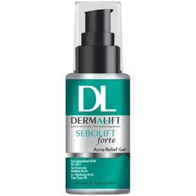 تصویر ژل مناسب پوست چرب سبولیفت فورت درمالیفت 50 میلی لیتر Dermalift Sebolift Forte Acne Relief Gel 50ml