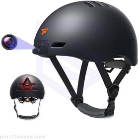 تصویر کلاه دوربین دار مدل Foxwear recorder helmet کیفیت 1080P 