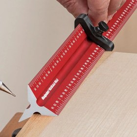 تصویر خطکش اشل مهندسی ۶۰۰ میلیمتری وود پیکرز HXSCL-12-WH HXSCL-12-WH