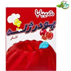 تصویر پودر ژله انار شیبابا - 100گرم 