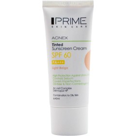 تصویر ضد آفتاب رنگی PRIME | 40ml | SPF60 | مناسب پوست های چرب و مختلط 