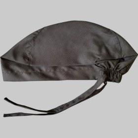 تصویر کلاه جراحی ساده مشکی 