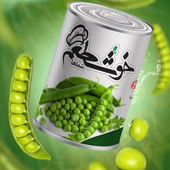 تصویر کنسرو نخود فرنگی خوشطعم Canned peas