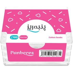 تصویر گوش پاک کن پنبه ریز 100 عددی 