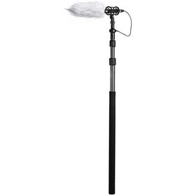 تصویر بوم صدابرداری حرفه‌ای میکروفون بویا مدل BY-PB25 BOYA BY-PB25 Universal Carbon Fiber Boompole