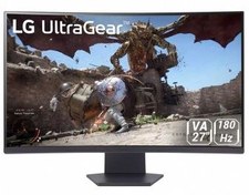 تصویر مانیتور 27 اینچ گیمینگ خمیده ال جی UltraGear 27GS60QC-B LG UltraGear 27GS60QC-B 27 Inch QHD VA 1ms 180Hz Curved Gaming Monitor