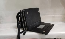 تصویر کیف پاسپورتی دو زیپ 