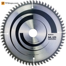 تصویر تیغ اره دیسکی همه کاره بوش مدل 2608640514 سایز 235 میلی متر Circular Saw Multi Material