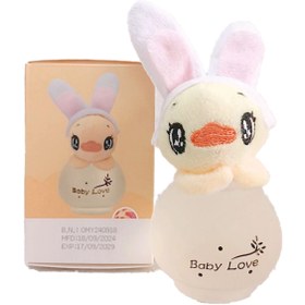 تصویر ادکلن عروسکی کودک مدل جوجه زرد 