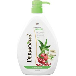 تصویر شامپو بدن حاوی عصاره و رایحه انار و عصاره های طبیعی آلوئه ورا حجم 1000 میل درمومد Dermomed Shower Gel With Herbalist Ans Aloe Vera Extracts 1000ml