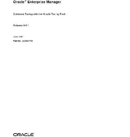 تصویر دانلود کتاب Oracle Enterprise Manager. Database Tuning with the Oracle Tuning Pack release 9.0.1 کتاب انگلیسی Oracle Enterprise Manager. تنظیم پایگاه داده با بسته تنظیم اوراکل release 9.0.1