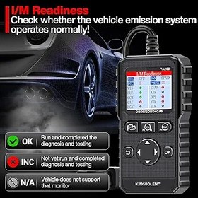 تصویر دیاگ خودرو OB2 مدل YA200 برند KINGBOLEN KINGBOLEN YA200 OBD2 Scanner, Car OBD2 Code Reader, Check Engine Light, Full Function OBDII Car Scanner with Voltage Test, OBD2 Diagnostic Tool for All OBDII CAN Protocol Cars Since 1996