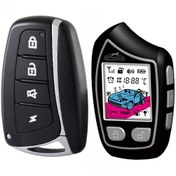 تصویر دزدگیر تصویری چیتا مدل S886D تک ریموت شارژی Cheetah Car Alarm S886D