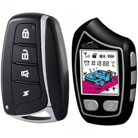 تصویر دزدگیر تصویری چیتا مدل S886D تک ریموت شارژی Cheetah Car Alarm S886D