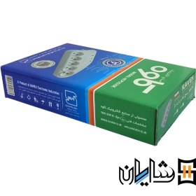 تصویر محافظ پنج راهی لوازم صوتی و تصویری ارت‌دار کاوه‌ مدل KCP2525E - 2.5 متر kaveh 5way extension cord with earth