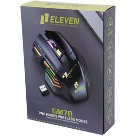 تصویر ماوس گیمینگ بی سیم الون مدل GM7B ELEVEN GM7B WIRELESS GAMING MOUSE